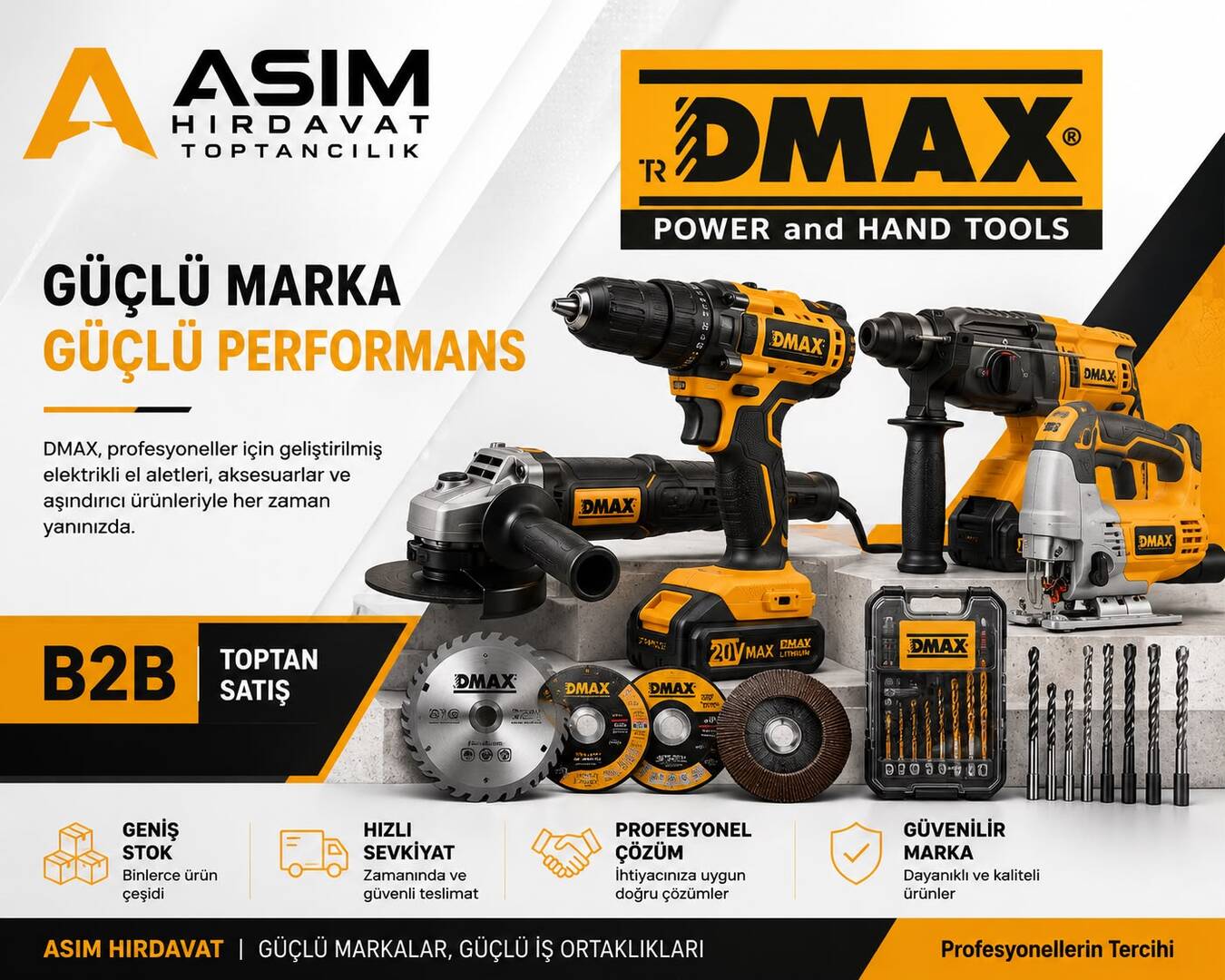 DMAX PROFESYONEL ÜRÜN SERİSİ